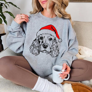 Custom Santa Paws Christmas Dog Sweatshirt, 50 Dog Breeds in Festive Santa Hat T-shirt, Dog Lover Shirt, Funny Christmas Gift Hoodie il_794xN.7284797748_l06c.jpg