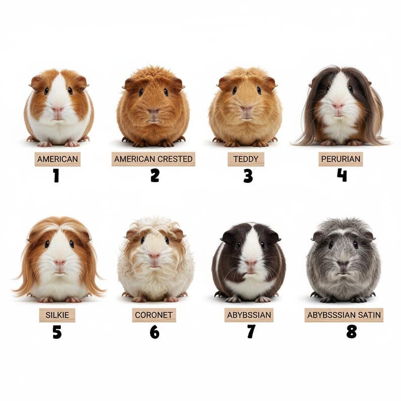 Custom Guinea Pig Christmas Ornament Personalized Name Red Truck Holiday Decoration with Gifts & Santa Hats, Cute 2025 Pet Lover Keepsake