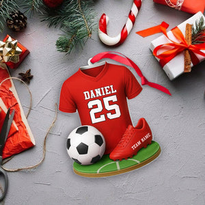 Personalized Soccer 2025 Ornament, Soccer Player Gift, Soccer Team Gift, Soccer Christmas Decoration, Sport Christmas Ornament, Gift For Son