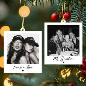 Personalized Best Friend Gifts: Custom Acrylic Bestie Ornament, Best Friend Birthday Gifts