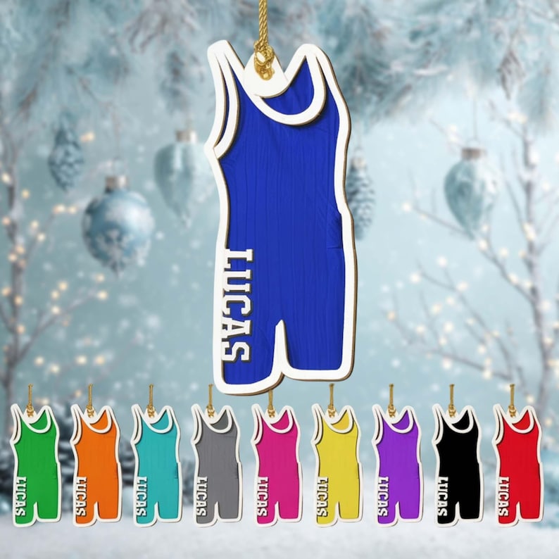 Personalized Wrestling Christmas Ornament 2025, Custom Wrestling Helmet Ornament, Xmas Tree Decor, Gift for Wrestling Players and Athletes