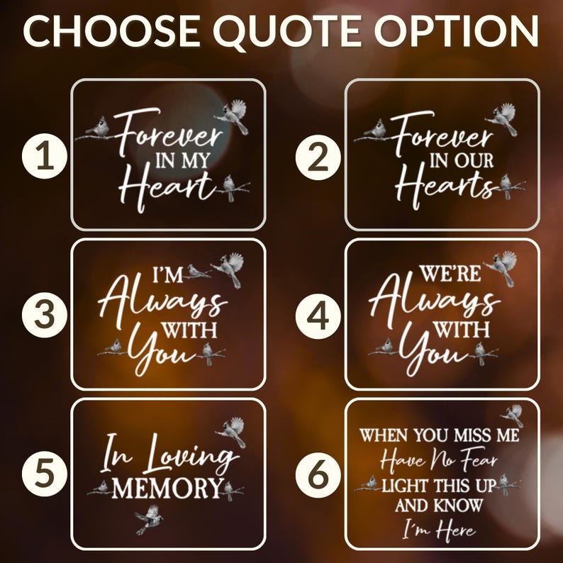 Custom Photo When You Miss Me - Personalized Crystal Globe Lamp - Christmas Sympathy Gift for Family