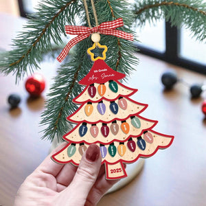 Custom Classroom List Teacher Christmas Ornament, Personalized Student Name Keepsake, Holiday Tree Decoration