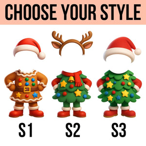 Personalized Family Christmas Ornament, Funny Custom Face Ornament, Holiday Tree Decoration, Xmas Gift for Families