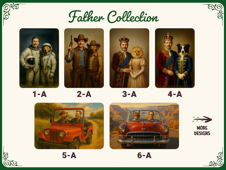 Custom Dad And Dog Portrait, Human and pet custom portrait, Birthday Gift Idea, Funny Dog Portrait, Gift For Him, Dog Portrait, Gift for dad