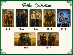 Custom Dad And Dog Portrait, Human and pet custom portrait, Birthday Gift Idea, Funny Dog Portrait, Gift For Him, Dog Portrait, Gift for dad