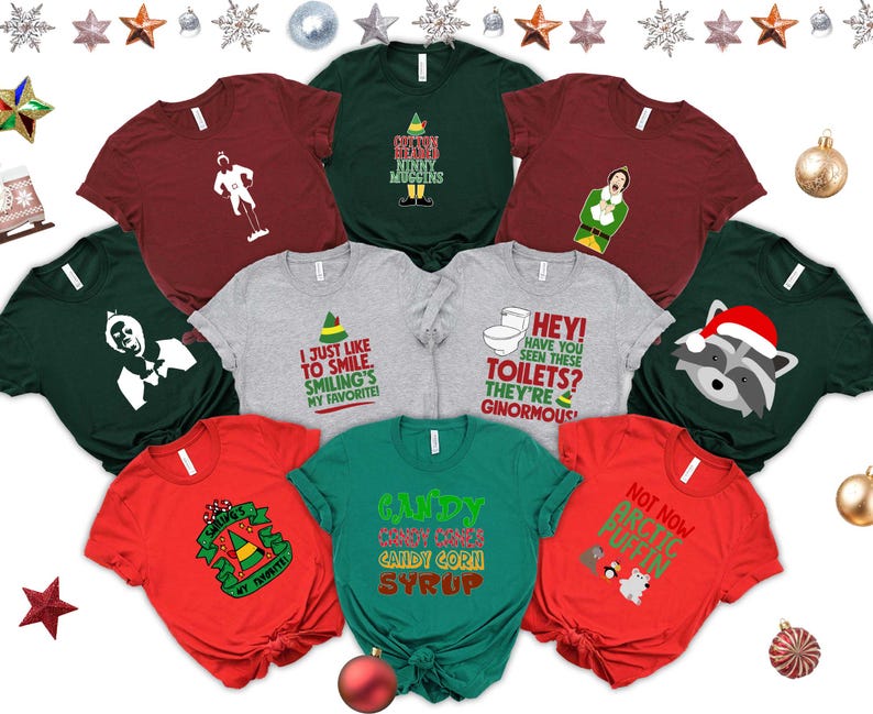 Funny Elf Movie Quote Christmas Shirt - Holiday Tee il_794xN.7294438975_nxtx.jpg