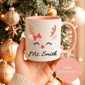 Matching Family Christmas Mugs Personalized Holiday Cocoa Cups Custom Name Mug for Kids and Adults Christmas Eve Hot Cocoa Tradition
