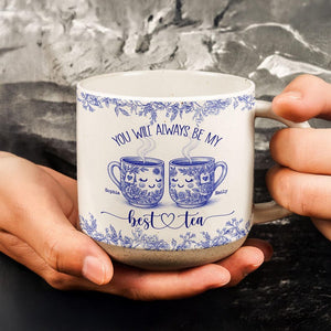 You Will Always Be My Best Tea, Personalized Pottery Mug, Funny Friendship Gift, Bestie Pottery Mug, My Best-Tea Forever Mug, Besties Gift