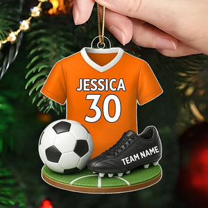 Personalized Soccer 2025 Ornament, Soccer Player Gift, Soccer Team Gift, Soccer Christmas Decoration, Sport Christmas Ornament, Gift For Son