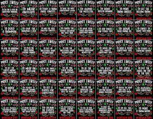 480 Quotes Most Likely to Christmas Shirt, Family Matching Christmas T-Shirts, Christmas Shirt, Funny Christmas Shirt, Family Pajamas