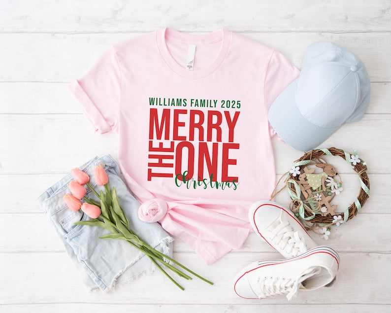 Custom Family Christmas Pajama Shirt, Funny Friends Matching Xmas Tee, Personalized Family PJ Tops, Cute Holiday Outfit Gift