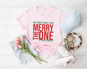 Custom Family Christmas Pajama Shirt, Funny Friends Matching Xmas Tee, Personalized Family PJ Tops, Cute Holiday Outfit Gift