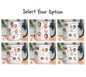 Custom photo coffee mug, Personalized cup with photo, Custom picture mug for Dad/ Grandpa, Custom mug