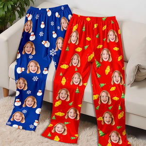 Custom Face Pajama Pants: Personalized Photo Pet or Loved One