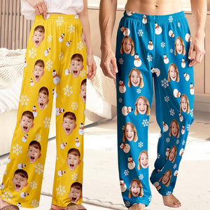 Custom Face Pajama Pants: Personalized Photo Pet or Loved One