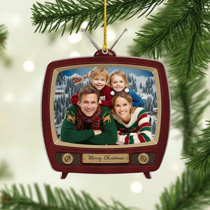 Personalized Retro TV Photo Ornament, Custom Acrylic Christmas Keepsake Gift 2025