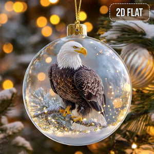 Birds & Butterflies 2D Flat Acrylic Ornaments, Flying Animal Christmas Decor, Nature Wildlife Tree Decoration, Gift for Bird Lovers