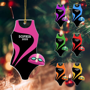 Swimming Christmas Ornament,Swimmer Christmas Gift,Swimmer Keepsake,Custom Swimming Christmas Ornament,Swimming Lovers Gift,Swimmer Ornament
