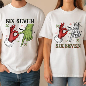 Santa Hands Shirt, Group Matching Shirt, Mrs Claus Meme Shirt, 67 Meme Christmas Shirt, Krampus Hand Shirt