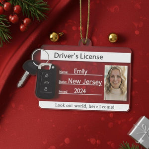 Personalized New Driver Ornament, Drivers License Christmas Ornament, New Driver Christmas Ornament, Driver Ornament