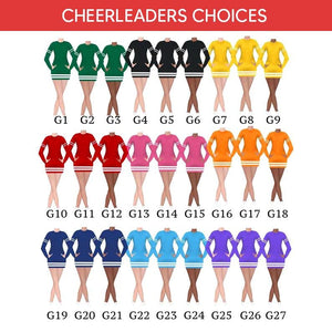 Personalized Cheerleader Girl Acrylic Ornament: Cheer Coach, Cheerleader Gift  Personalized Cheerleading Ornament, Cheerleader Girl Christmas Gift, Cheer Team Ornament, Cheer Coach Gift