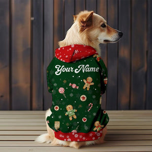 Christmas Custom Dog Shirt, Name Matching Christmas Dog Sweater, Personalized Dog Christmas Gift, Matching Family Gift for dog lovers