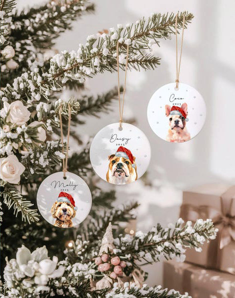 Personalized Doodle Ornament Custom Goldendoodle Ornament Golden Doodle Lover Gift Personalized Goldendoodle Gifts Dog Cat Photo Ornament Gift
