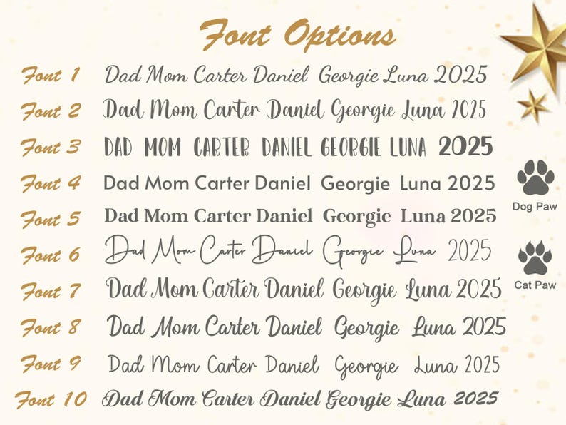 Personalized Family and Pet Ornament, Christmas Tree Wooden Ornament,Family Christmas Ornament 2025, People & Paw Print Combo, Holiday Decor