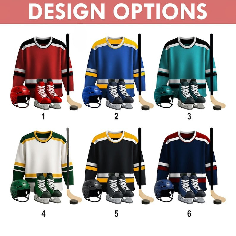 Custom Hockey Outfit Christmas Ornament 2025, Hockey Players Keepsake, Hockey Lovers Ornament,Gift For Hockey Player, Hockey Shoes Ornament