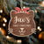 Personalized Cat Christmas Ornament: Custom Pet Keepsake for Cat Lovers, Wooden Cat Ornament