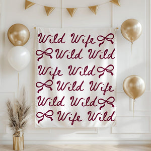 Wild Wild Wife Bachelorette Banner, Wild Wild Wife Bachelorette Decor, Nashville Bachelorette Banner, Western Bachelorette Backdrop