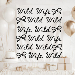 Wild Wild Wife Bachelorette Banner, Wild Wild Wife Bachelorette Decor, Nashville Bachelorette Banner, Western Bachelorette Backdrop