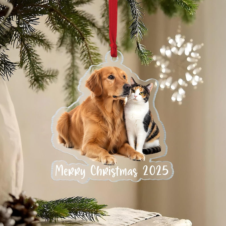 Personalized Family Photo Style Ornament, Custom Picture Ornament, Portrait Christmas Ornament, Family Photo Gift, Christmas Ornament 2025