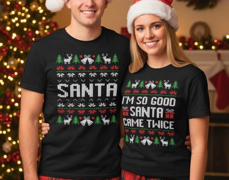 Couples Christmas Shirts: Matching Christmas Shirts, Couples Christmas Sweaters, Matching Couple Shirts, Matching Ugly Christmas Sweaters