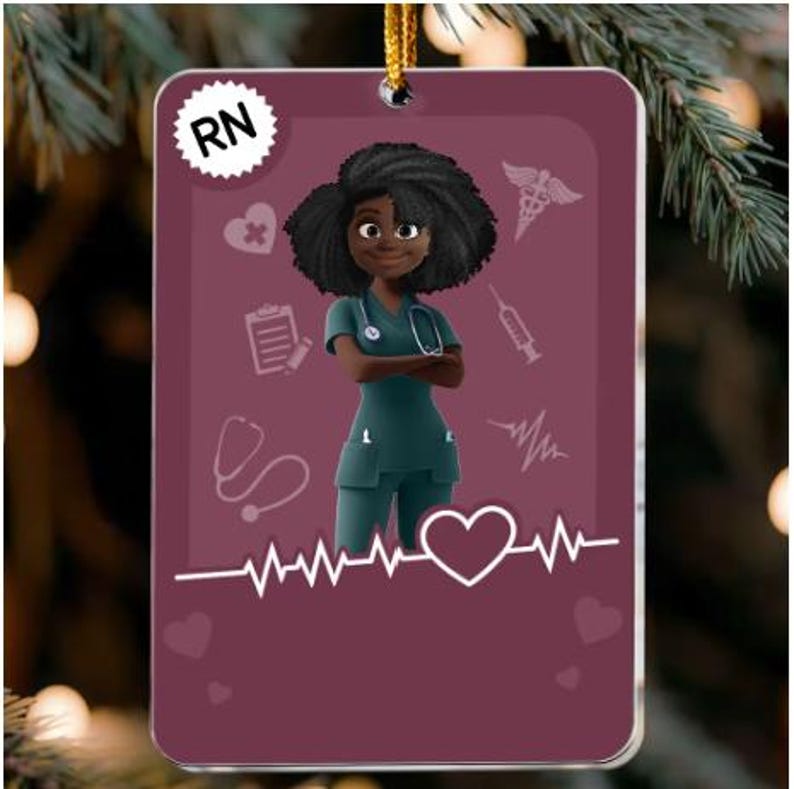 Nurse Toy Box Christmas Ornament, Personalized Acrylic Ornament For Nurses, Custom Medical Keepsake For Nurses, Unique Holiday Gift