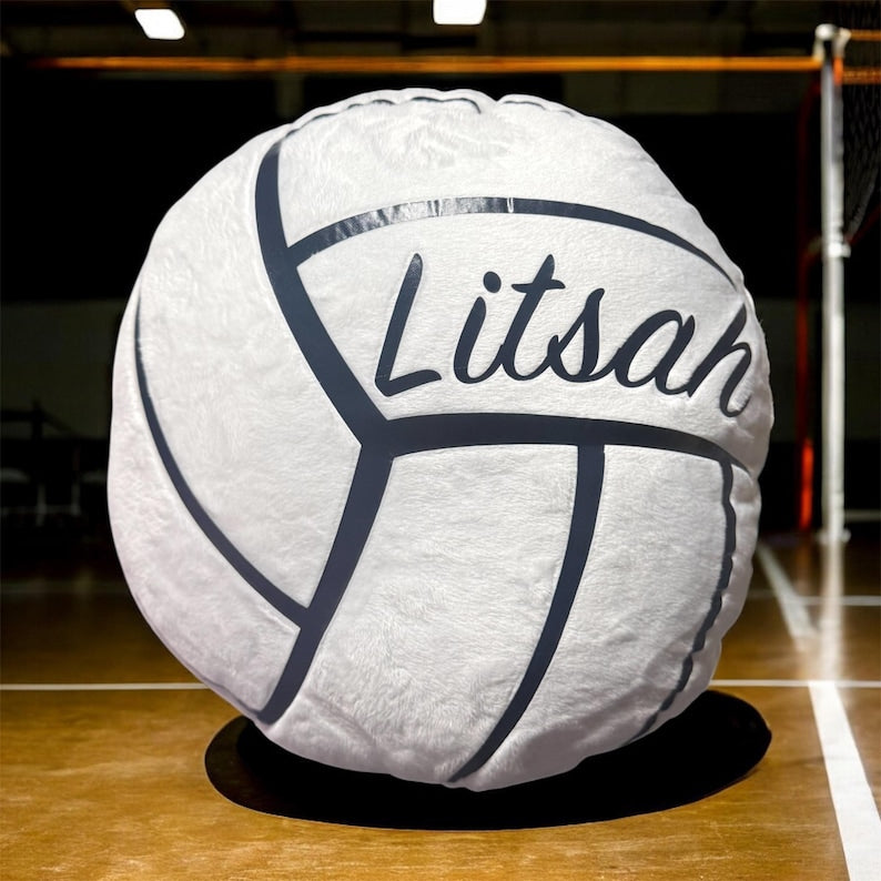Personalized Volleyball Pillow - Custom Name Team Gift