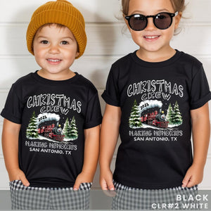 Custom Family Christmas Shirts 2026 2025, Polar Train Matching Shirts Personalized Name Christmas Shirt Youth Christmas Crewneck Xmas Gift