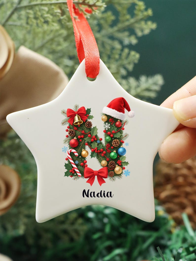 Custom Christmas Decorations With Name,Personalized Christmas Tree Decorations,Customized Christmas Gifts,Customizable Christmas Supplies