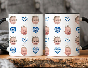 Custom Face Mug, Baby Face Mug, Custom Baby Photo Mug, Your Dog's Face Mug, Personalized Mug With Picture For Dad/Husband/Grandpa