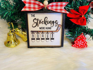 Custom Hockey Team Ornament, The Stockings Were Hung Christmas Ornament, Personalized Hockey Player Ornament, Hockey Coach or Team Gift 2025