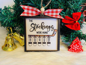 Custom Hockey Team Ornament, The Stockings Were Hung Christmas Ornament, Personalized Hockey Player Ornament, Hockey Coach or Team Gift 2025