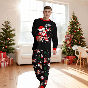Matching Santa Pyjamas, Family Christmas PJs, Santa Claus Matching Pyjamas for Kids & Adults, Holiday Xmas Eve Outfits, Xmas Eve gifts