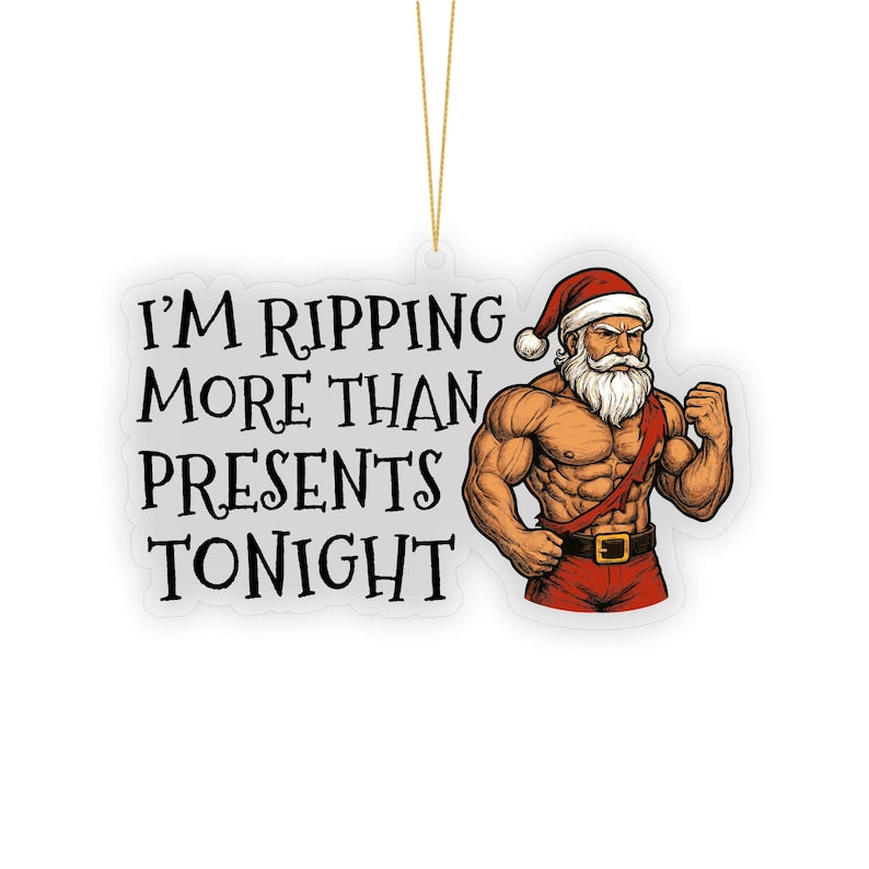 Funny Saying Christmas Ornaments: Gag Gift Holiday Decor