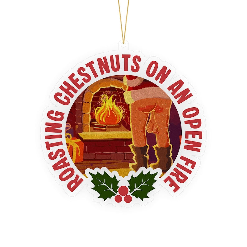 Funny Saying Christmas Ornaments: Gag Gift Holiday Decor