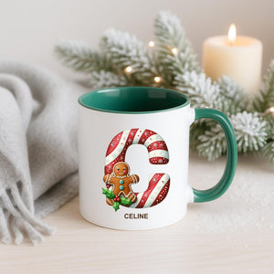 Personalized Christmas mug ceramic mug with name & Christmas motif gift for St. Nicholas and Advent. Mug with name Christmas.