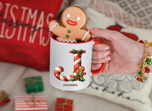 Personalized Christmas mug ceramic mug with name & Christmas motif gift for St. Nicholas and Advent. Mug with name Christmas.
