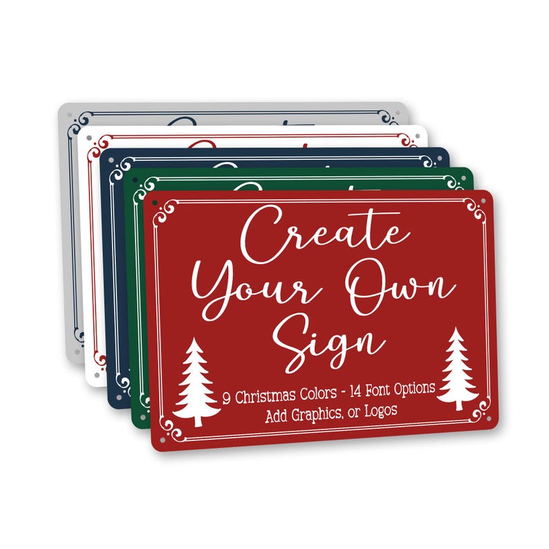 Custom Christmas Sign, Christmas Gifts, Christmas Decor, Create Your Own Sign, Holiday Signs, Seasonal Decor, Christmas Wall Art, Xmas Gifts