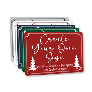Custom Christmas Sign, Christmas Gifts, Christmas Decor, Create Your Own Sign, Holiday Signs, Seasonal Decor, Christmas Wall Art, Xmas Gifts
