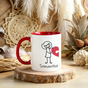 Couple Coffee Mugs, Couple Gift, Girlfriend Gifts, Romantic Gifts for Boyfriend, Custom Couple Gift,Funny Gift for Him, Valentine Couple Mug